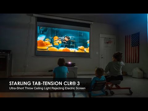 Elite Screens Starling Tab-Tension CLR 3 Series Projector Screen