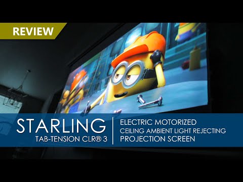 Elite Screens Starling Tab-Tension CLR 3 Series Projector Screen